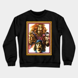 Thick as a Brick Chronicles Tull Prog-Rock Iconic Couture Threads Crewneck Sweatshirt